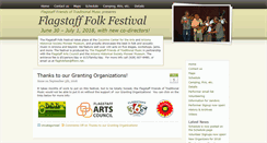 Desktop Screenshot of flagfolkfest.org