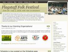 Tablet Screenshot of flagfolkfest.org